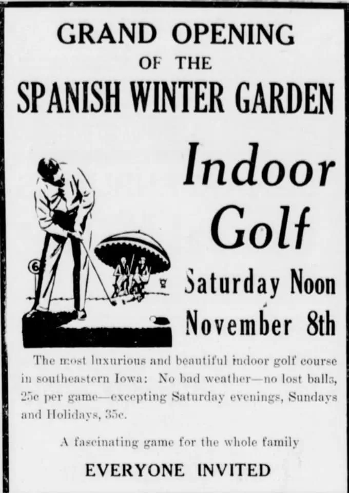 mini golf-banner